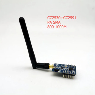 ZigBee Module Wireless PA Power Amplifier Development Board SMA Antenna CC2530 + CC2591 IoT Hardware