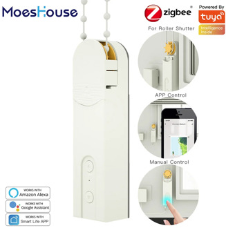 ZigBee Smart DIY Motorized Roller Blinds/Shades Drive Motor Hub Tuya Smart Life APP Alexa Google Home Voice Control