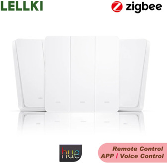 ZigBee Smart Light Switch 10A EU Wall Button Switches Wireless Remote Control Smart Home Works Hue Alexa