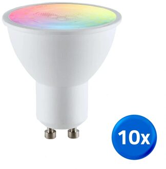 Zigbee spot RGBWW GU10 fitting - 5 Watt - Voordeelset van 10