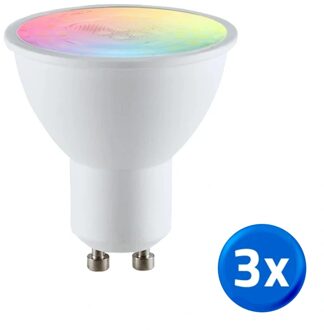 Zigbee spot RGBWW GU10 fitting - 5 Watt - Voordeelset van 3