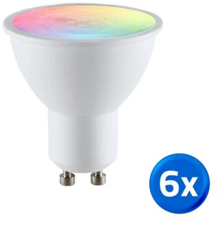 Zigbee spot RGBWW GU10 fitting - 5 Watt - Voordeelset van 6