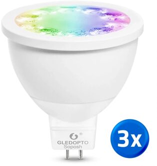 Zigbee spot RGBWW MR16 fitting - 4 Watt - Voordeelset van 3