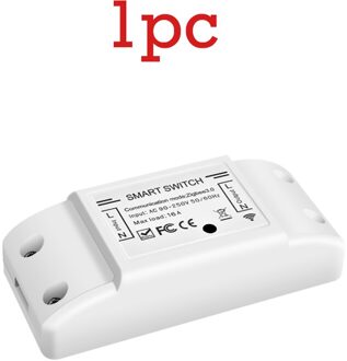 Zigbee3.0 Tuya 16A Universele Relais Schakelaar On / Off Schakelaar Compatibel Met Google Thuis En Alexa 16A Universele licht grijs