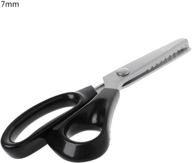 Zigzag Naaien Cut Dressmaking Tailor Shear Schaar Leer Craft Cirkel Tanden 7mm
