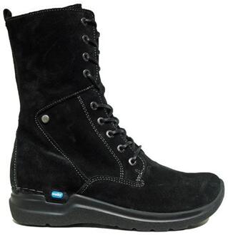 Zigzag Veterboot  Zwart