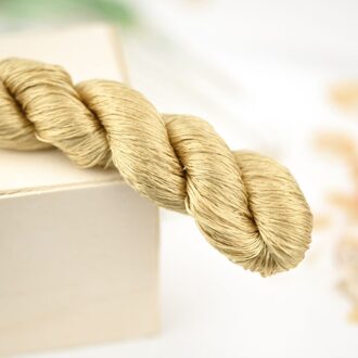 Zijde Borduurgaren/100% Zijden Draad/Hand Borduren Borduren Kruissteek/Zand Geel/8 Zuivere Kleuren 3