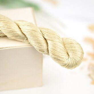 Zijde Borduurgaren/100% Zijden Draad/Hand Borduren Borduren Kruissteek/Zand Geel/8 Zuivere Kleuren