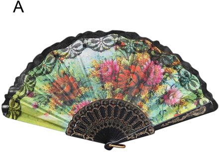 Zijde Fan Chinese Japanse Stijl Vouwen Fan Home Decoratie Ornamenten Patroon Art Bruiloft Dance Hand Fan