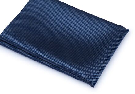 Zijde Pochet Denim Blauw - Donkerblauw