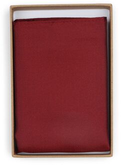 Zijde Pochet Donkerrood