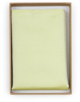 Zijde Pochet Lime Groen