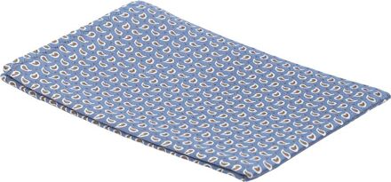 Zijde Pochet Paisley Donkerblauw