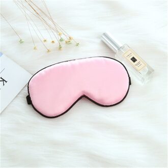 Zijde Slaap Oogmasker Gewatteerde Shade Eye Cover Patch Slaapmasker Eyemask Blinddoeken Reizen Ontspannen Rest Vrouwen Mannen