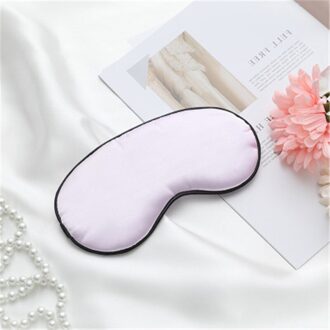 Zijde Slaap Oogmasker Gewatteerde Shade Eye Cover Patch Slaapmasker Eyemask Blinddoeken Reizen Ontspannen Rest Vrouwen Mannen