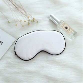 Zijde Slaap Oogmasker Gewatteerde Shade Eye Cover Patch Slaapmasker Eyemask Blinddoeken Reizen Ontspannen Rest Vrouwen Mannen