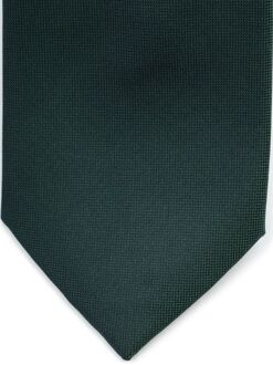 Zijde Stropdas Donkergroen