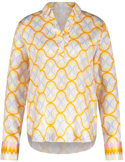 Zijden blouse met kraag Herzen's Angelegenheit , Multicolor , Dames - 2Xl,Xl,S