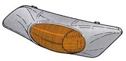 ZIJKNIPPERLICHT LINKS KLEIN Oranje LLI842