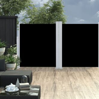 Zijluifel - 140 x (0 - 600) cm - Uittrekbaar - Zwart