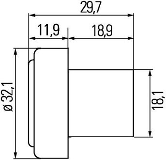 Zijpinkl LED 12V SuperSeal kunstst huis 2BM340825311