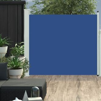 Zijscherm - Blauw - 100 x 0 - 300 cm - UV-bestendig