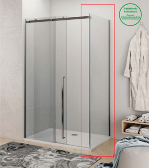 Zijwand voor Douchecabine Lacus La Maddalena 90x210 cm 8 mm Helder Glas Lacus