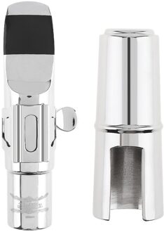 Zilver Altsaxofoon Mondstuk Vernikkeld Koper Sax Mond Maat 6c 7c Voor Klassieke Jazz Muziek