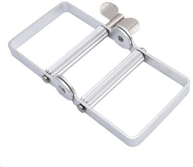 Zilver Aluminium Handleiding Tandpasta Dispenser Tandpasta Tube Squeezer Accessoires Haarkleur Dye Rolling Knijpen Gereedschap
