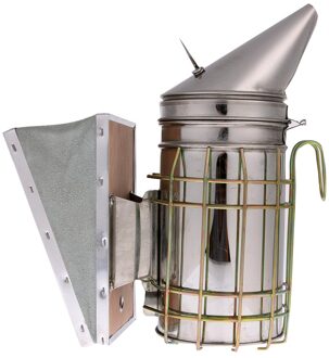 Zilver Bijenteelt Roker Rvs Bee Hive Roker Kleine Verzinkt met Hitteschild Board Bijenteelt tool