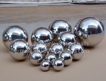 Zilver Dia 180mm 18cm 304 roestvrij staal holle bal naadloze spiegel bal familie binnenplaats interieur decoratie bal vlotter