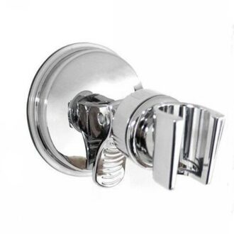 Zilver Douchekop Houder Badkamer Wall Mount Zuig Beugel Zuignap Douche Houder Badkamer Accessoire