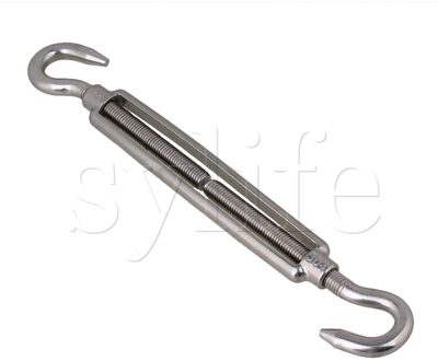 Zilver Kleur M12 Europese Stijl Rvs Spanschroef Haak Draad Touw