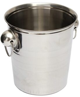 Zilver Roestvrij Staal Ijs Punch Emmer Wijn Bier Koeler Champagne Koeler Party