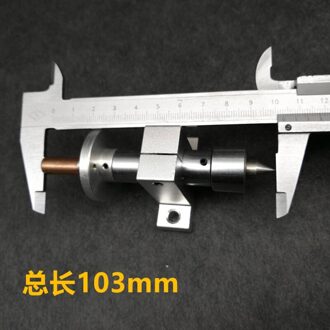 Zilver Verstelbare Dubbele Lager Levend Centrum Revolving Centre Diy Accessoires Voor Houtbewerking Draaibank Mini Draaibank