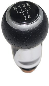 Zilveren Auto Shift Pookknop Hendel Gaitor Boot Cover Voor Vw Golf 5 MK5 2004 Decoratie Accessoires 5 speed knob
