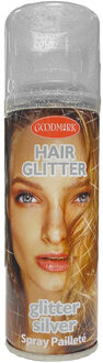 Zilveren glitter haarspray haarverf - Verkleedhaarkleuring Transparant