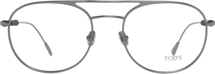 Zilveren Heren Optische Monturen Zwart