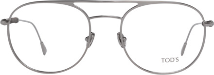 Zilveren Heren Optische Monturen Zwart