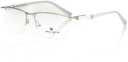 Zilveren metalen brilarmatuur Lichtgrijs