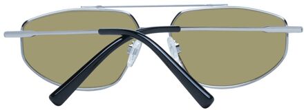 Zilveren metalen zonnebril - maat