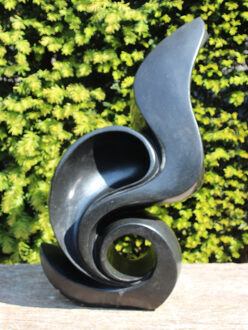 Zimbabwaans ornament Swan, 60 cm