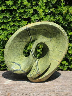 Zimbabwaans tuinbeeld Smooth, 38 cm