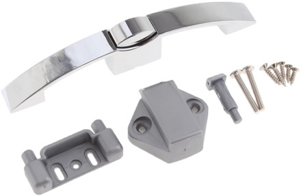 Zinc Alloy Push Button Pull Handle Latch Lock Knob for Door Cabinet RV Yacht