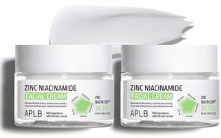 Zinc Niacinamide Facial Cream Set 55ml x 2 pcs