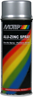 Zink/alu spray, 400 ml. Motip