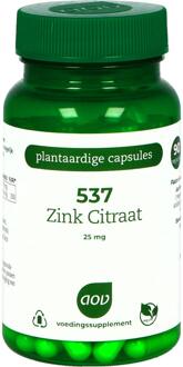 Zink Citraat 25 mg - 90 vegacaps - Mineraal - Voedingssupplement