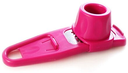 Zinklegering Knoflookpers Crusher Mincer Dunschiller Gember Knoflookpers Crusher Squeezer Stamper Thuis Keuken Tool Keuken rood