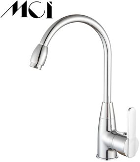 Zinklegering Plastic Handgreep Chroom Keuken Kraan Warm En Koud Mixer Water Tap Wastafel Keuken Badkamer Wassen Kraan Mic-D093