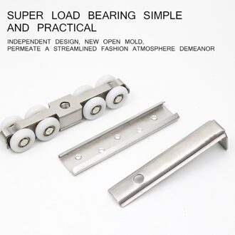 Zinklegering Schuifdeur Rollers 80Kg Slaapkamer Houten Deur Opknoping Wielen Vergaderzaal Kastdeur Roller Wielen Voor Meubels